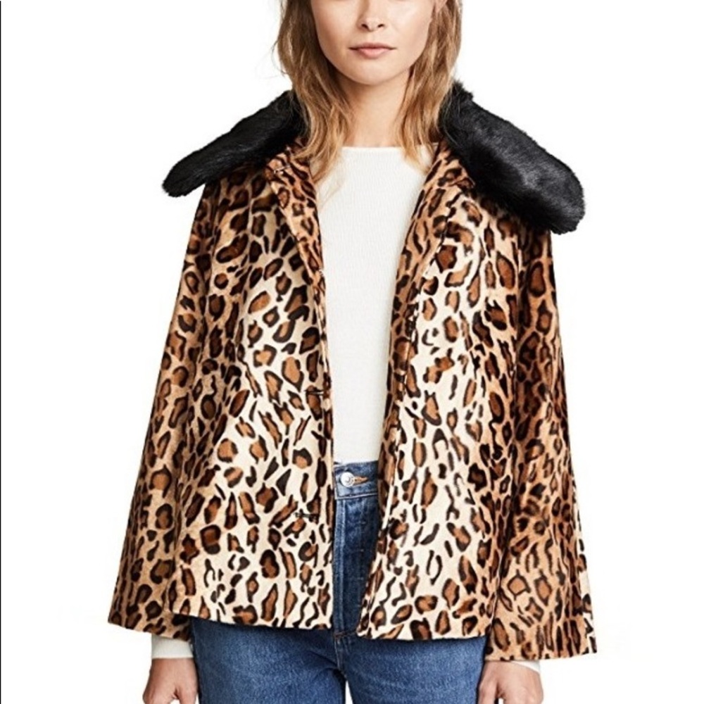 Velvet by Graham & Spencer leopard Windy jacket